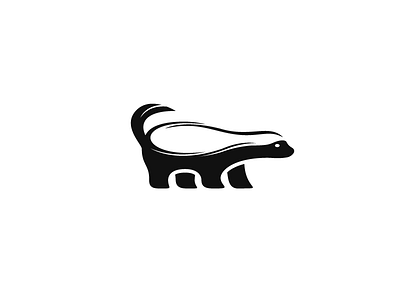 Honey Badger animal badger honey logo skunk wise