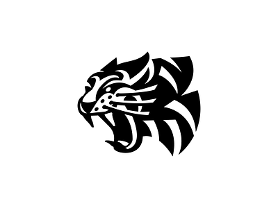 Tiger black animal cat logo nature tiger
