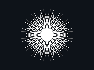 SUN black fractal illustration shape star sun symbol