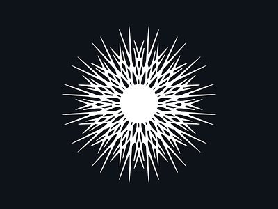 SUN black fractal illustration shape star sun symbol