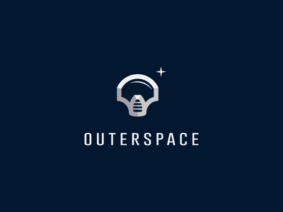 Outerspace astronaut dark helmet logo outer space star war