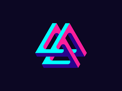 Neon Tripletriangle