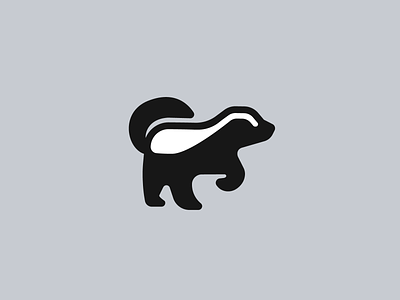 Honey Badger animal badger black branding honey honeybadger icon logo nature shape