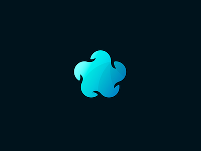 Cloud cloud icon logo shape simple sky star