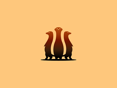 Meerkat animal logo meerkat society sun
