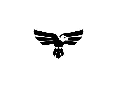 Eagle bird eagle flight hawk logo negative sky space symbol wing