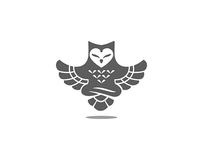 Empowered Owl 1 bird calm education kids logo meditation nature owl yoga zen