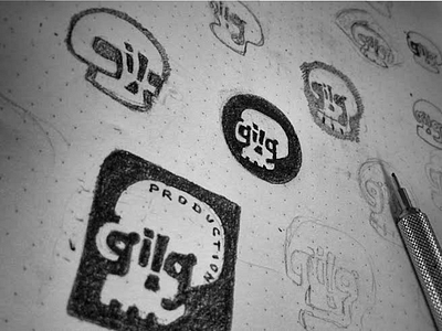 gi!g badge bones brand concert gig head icon logo music skull