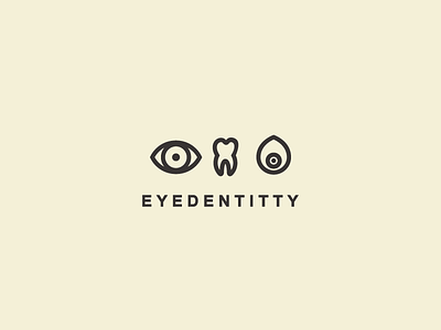 Visual Eyedentitty brand branding dent eye logo symbol titty troll visual