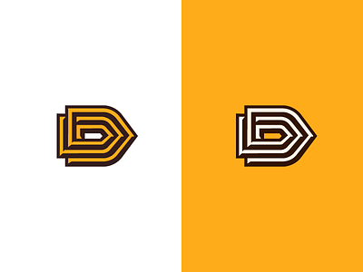 D bullet d letter letterd logo monogram speed symbol