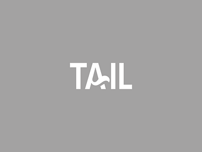 Tail font letter logo tail type