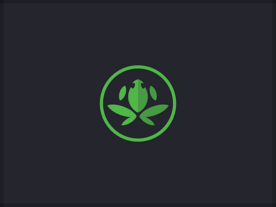 Frog animal branding circle concept frog jump logo simple