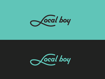 Local Boy boy letter logo typography