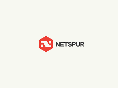 Netspur icon letter logo monogram n net symbol web