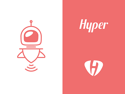 Hyper bot friendly hype hyper logo robot wifi