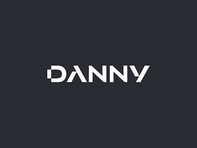 Danny logotype identity letters logo logotype type