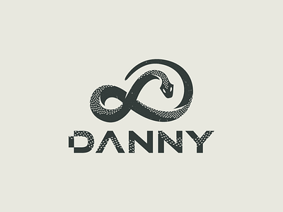 DANNY approved animal d danny illustration letter logo serpent snake