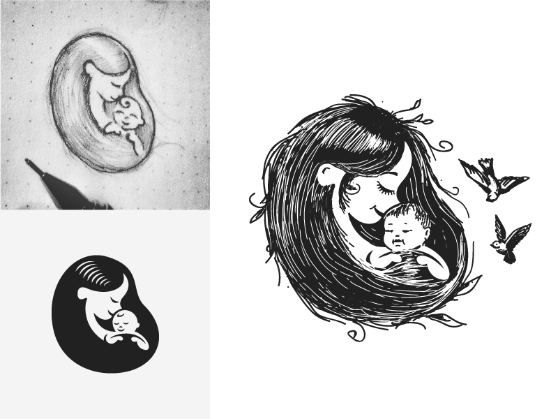 Mother S Love By Stevan Rodic On Dribbble