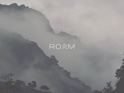 ROAM compass explore logo logotype roam spirit travel world