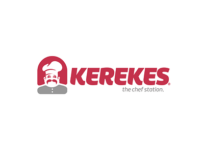 Kerekes chef cooking cuisine food hat head kitchen logo