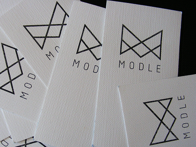 MODLE Print branding cards icon ink letter logo m modle monogram print