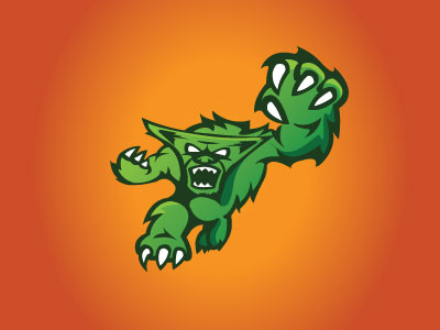 Beast beast claw green horror monster retro run
