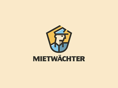 Mietwachter apartment badge landlord logo m security uniform