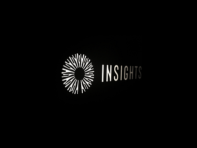 INSIGHTS black dandelion dj house insight logo music nature production