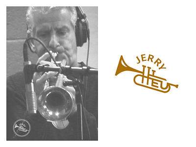 Jerry Hey hey jerry logo logotype music trumpet