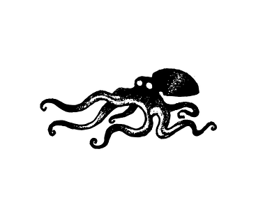 Octopus creature deep illustration logo octopus sea sketch tentacle