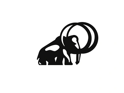 Mammoth animal elephant logo mammoth mastodon prehistoric tusk