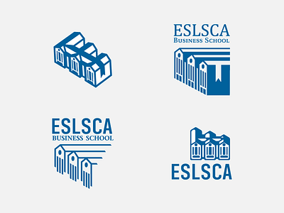 ESLSCA book building business e lineout logo paris roof school