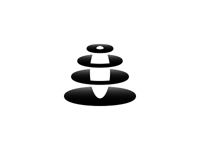 Cocoon black cocoon logo negative sircl space symbol
