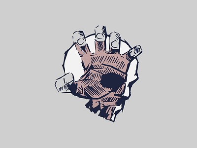 Hand Skull