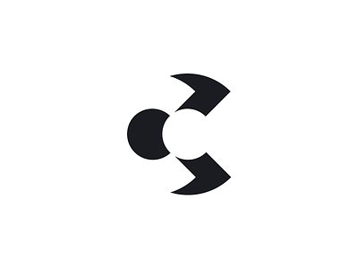 CC black c cc letter logo monogram symbol