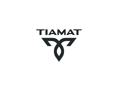 Tiamat boat logo logotype momogram speed t tiamat typeface
