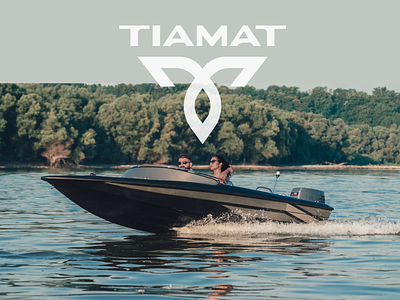 Tiamat Boats boats branding graphic logo speed tiamat water