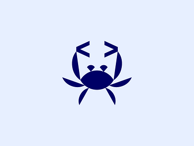 < crab code > animal code crab game gaming icon logo symbol