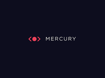 MERCURY circle code icon logo mercury planet rocket space