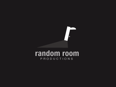 Random Room dark door film handle letter light logo movie night production r random room s steva