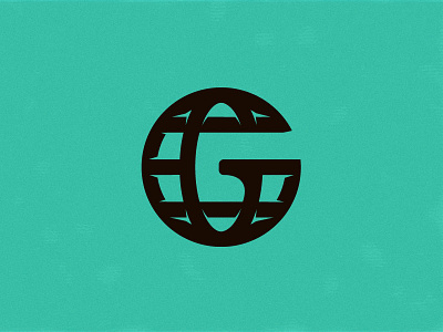 Globe circle g globe letter shape world