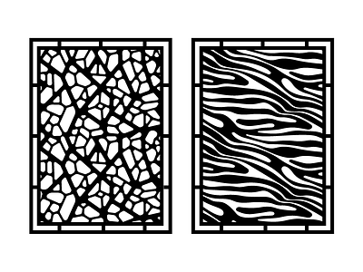 Giraffe & Zebra africa black cnc giraffe illustration nature pattern repeat shape zebra