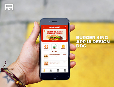 Burger King App UI app branding design ui ux