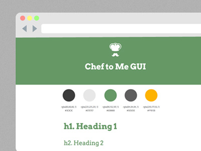 Chef To Me GUI browser css3 gui html5 mobile mobile first startup web