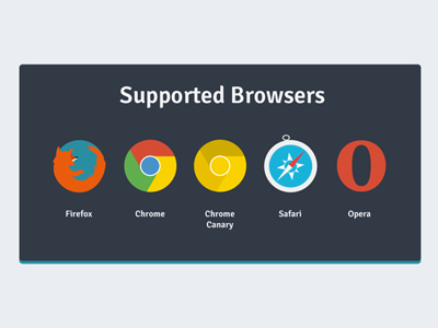 Flat Icons icon browser flat simple freebie psd firefox chrome web