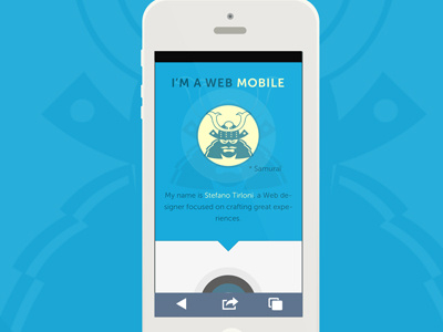 Stedesign flat iphone minimal mobile mobile first portfolio ui ux web
