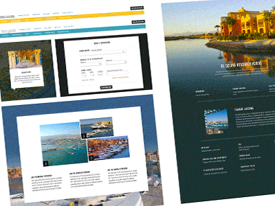 Elgouna mobile first responsive ui website