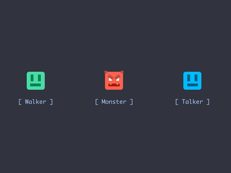 Walkie Talkie animations characters css3 design game