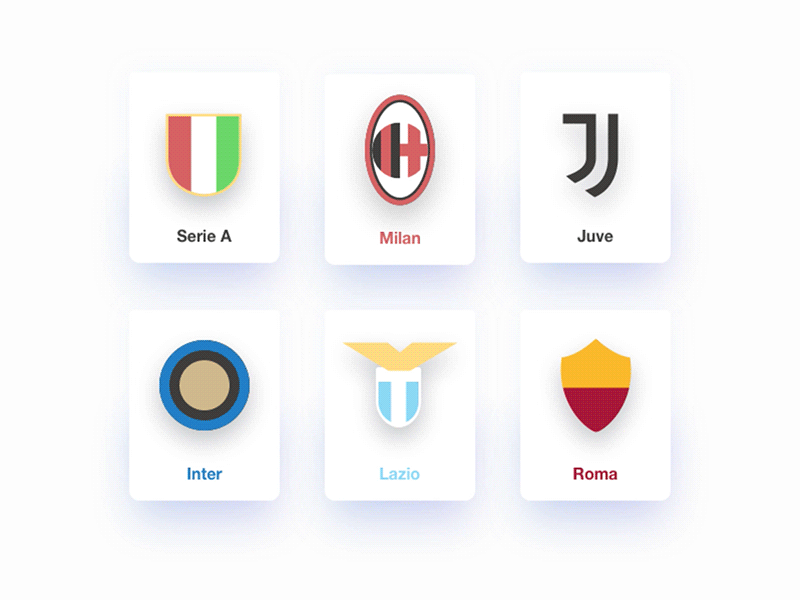 Serie A Minimal Logos clubs download football freebie inter italy juve logo milan sketch vector