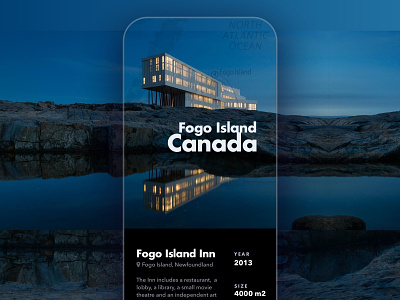 Fogo Island Inn canada iphone